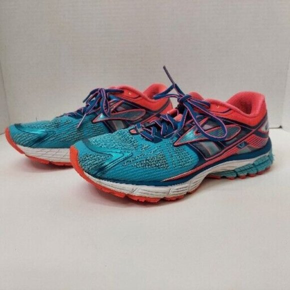 Brooks Womens Ravenna 6 1201821B497 Blue Coral Running Shoes Lace Up Size 9 - Picture 9 of 11